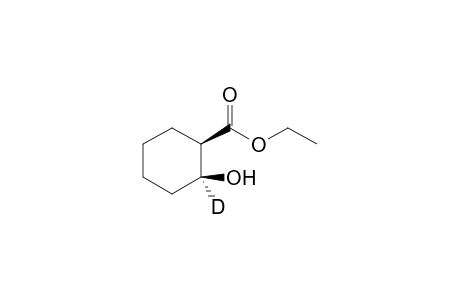 Ethyl (trans)-2-hydroxy-2-deutericyclohexane-1-carboxylate