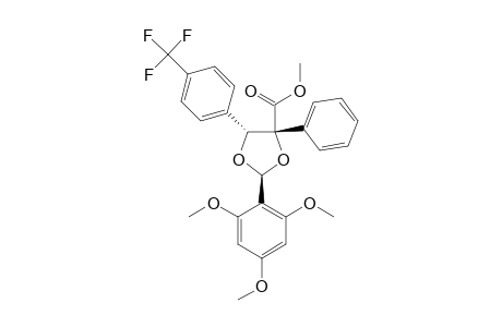 METHYL-(2S*,4R*,5R*)-2-(2,4,6-TRIMETHOXYPHENYL)-4-PHENYL-5-(4-TRIFLUOROMETHYLPHENYL)-1,3-DIOXOLANE-4-CARBOXYLATE