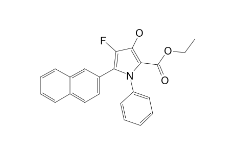 ETHYL-4-FLUORO-3-HYDROXY-5-NAPHTHYL-1-PHENYL-1H-PYRROLE-2-CARBOXYLATE