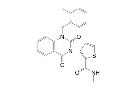 2-thiophenecarboxamide, 3-(1,4-dihydro-1-[(2-methylphenyl)methyl]-2,4-dioxo-3(2H)-quinazolinyl)-N-methyl-