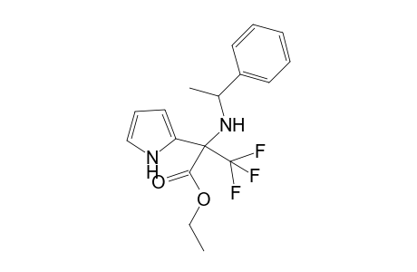 Ethyl 3,3,3-trifluoro-2-(1-phenylethylamino)-2-(1H-pyrrol-3-yl)propanoate