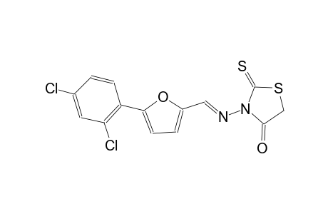 3-({(E)-[5-(2,4-dichlorophenyl)-2-furyl]methylidene}amino)-2-thioxo-1,3-thiazolidin-4-one