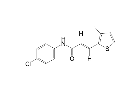 trans-4'-chloro-3-methyl-2-thiopheneacrylanilide