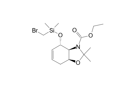 Ethyl 2-[dimethyl(bromomethyl)siloxy]-8,8-dimethyl-7-oxa-9-azacyclo[4.3.0]non-3-en-9-carboxylate