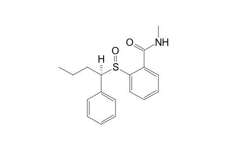 N-Methyl-2-((R)-1-phenyl-butane-1-sulfinyl)-benzamide