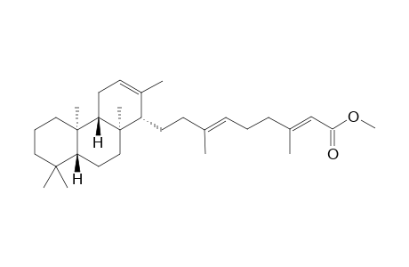 Methyl (E,E)- ent-8-[(14.alpha. H)-isocopal-12-en-15-yl]-3,7-dimethyl-2,6-octadienoate