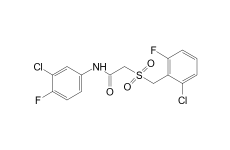 3'-chloro-2-[(2-chloro-6-fluorobenzyl)sulfonyl]-4'-fluoroacetanilide