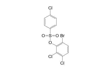 p-CHLOROBENZENESULFONIC ACID, 6-BROMO-2,3-DICHLOROPHENYL ESTER