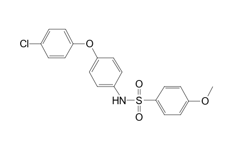 N-[4-(4-chloranylphenoxy)phenyl]-4-methoxy-benzenesulfonamide