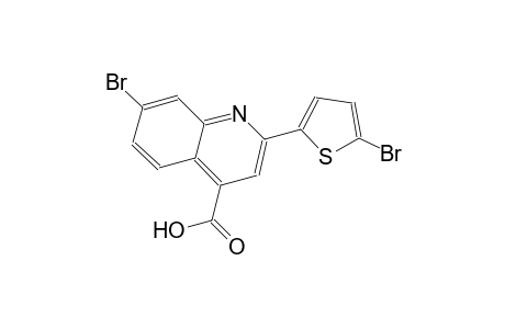 7-bromo-2-(5-bromo-2-thienyl)-4-quinolinecarboxylic acid