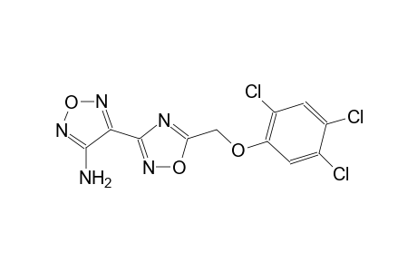 1,2,5-oxadiazol-3-amine, 4-[5-[(2,4,5-trichlorophenoxy)methyl]-1,2,4-oxadiazol-3-yl]-