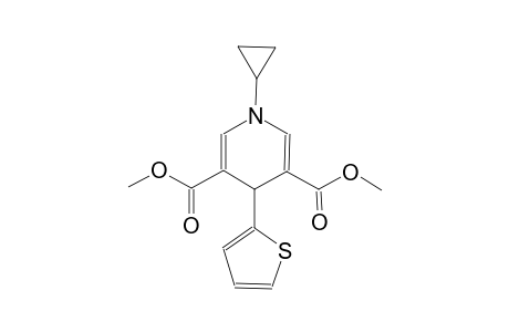 3,5-pyridinedicarboxylic acid, 1-cyclopropyl-1,4-dihydro-4-(2-thienyl)-, dimethyl ester