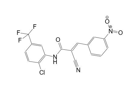 (2E)-N-[2-chloro-5-(trifluoromethyl)phenyl]-2-cyano-3-(3-nitrophenyl)-2-propenamide