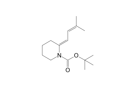 (2E)-2-(3-methylbut-2-enylidene)-1-piperidinecarboxylic acid tert-butyl ester