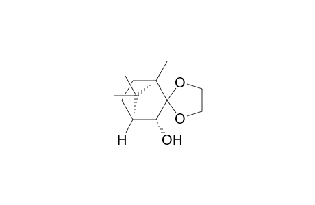 (1'S,2'R,4'R)-4',7',7'-trimethyl-2'-spiro[1,3-dioxolane-2,3'-bicyclo[2.2.1]heptane]ol