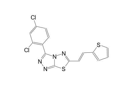 3-(2,4-dichlorophenyl)-6-[(E)-2-(2-thienyl)ethenyl][1,2,4]triazolo[3,4-b][1,3,4]thiadiazole
