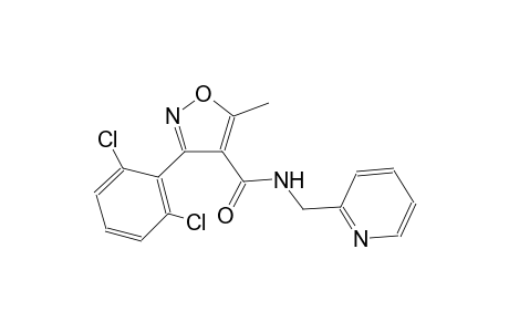 3-(2,6-dichlorophenyl)-5-methyl-N-(2-pyridinylmethyl)-4-isoxazolecarboxamide