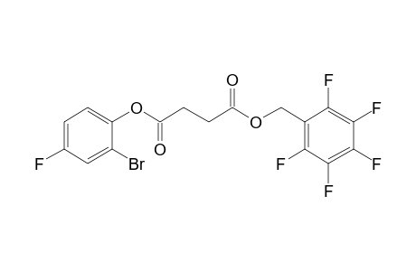 Succinic acid, 2-bromo-4-fluorophenyl pentafluorobenzyl ester