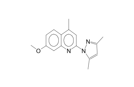 2-(3,5-dimethyl-1H-1-pyrazolyl)-4-methyl-7-methoxyquinoline