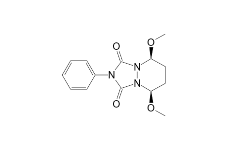 1H-[1,2,4]Triazolo[1,2-a]pyridazine-1,3(2H)-dione, tetrahydro-5,8-dimethoxy-2-phenyl-, cis-