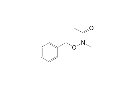 (Benzyloxy)(methyl)amine, N-acetyl-