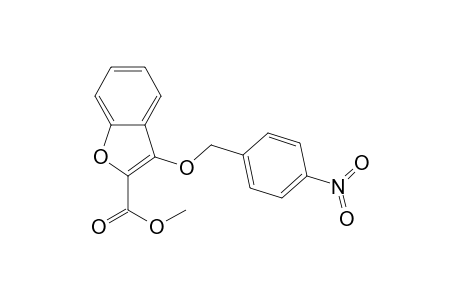 2-Benzofurancarboxylic acid, 3-[(4-nitrophenyl)methoxy]-, methyl ester