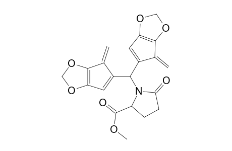 METHYL-N-(3,4,3',4'-BISMETHYLENEDIOXYBENZHYDRYL)-PYROGLUTAMATE