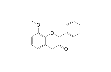 2-(2-benzoxy-3-methoxy-phenyl)acetaldehyde