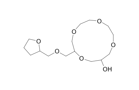 1,4,7,10-Tetraoxacyclotridecan-12-ol, 2-[[(tetrahydro-2-furanyl)methoxy]methyl]-