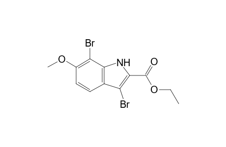 Ethyl 3,7-dibromo-6-methoxyindole-2-carboxylate