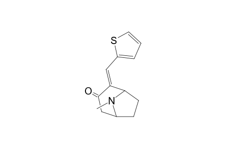 (4E)-8-methyl-4-(2-thenylidene)-8-azabicyclo[3.2.1]octan-3-one