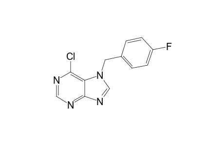 7-(p-Fluorobenzyl)-6-chloro-7H-purine