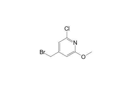 4-(bromomethyl)-2-chloranyl-6-methoxy-pyridine