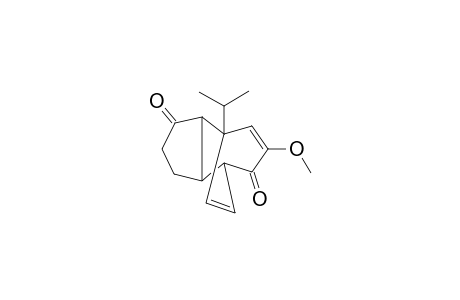 9-Methoxy-1-isopropyltricyclo[5.3.2.0(2,6)]dodeca-9,11-dien-3,8-dione isomer