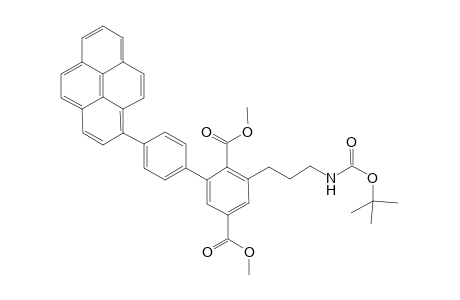 2-(3-tert-Butoxycarbonylaminopropyl)-4'-pyren-1-ylbiphenl-2,5-dicarboxylic acid dimethyl ester