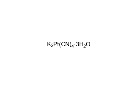 POTASSIUM TETRACYANOPLATINATE (II), TRIHYDRATE