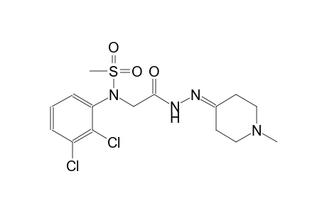 N-(2,3-dichlorophenyl)-N-{2-[2-(1-methyl-4-piperidinylidene)hydrazino]-2-oxoethyl}methanesulfonamide
