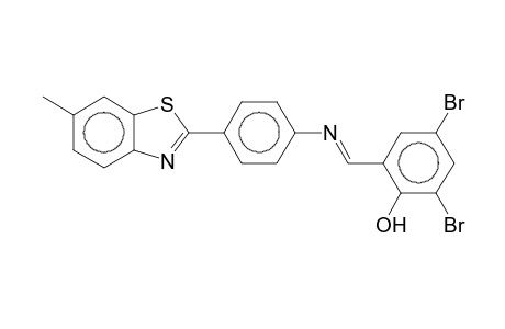 2-[4-(2-hydroxy-3,5-dibromobenzylideneamino)phenyl]-6-