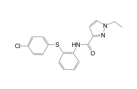 N-{2-[(4-chlorophenyl)sulfanyl]phenyl}-1-ethyl-1H-pyrazole-3-carboxamide