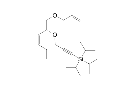3-{(Z)-(R)-1-[(Allyloxymethyl)pent-2-enyloxy)prop-1-ynyl}triisopropylsilane
