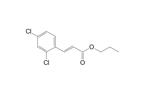 2-Propenoic acid, 3-(2,4-dichlorophenyl)-, propyl ester, (E)-