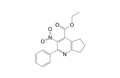 ETHYL-6,7-DIHYDRO-3-NITRO-2-PHENYL-5H-CYCLOPENTA-[B]-PYRIDINE-4-CARBOXYLATE