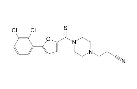 3-(4-{[5-(2,3-dichlorophenyl)-2-furyl]carbothioyl}-1-piperazinyl)propanenitrile