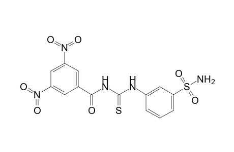 1-(3,5-Dinitrobenzoyl)-3-(3-aminosulfonylphenyl)thiourea
