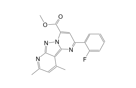pyrido[2',3':3,4]pyrazolo[1,5-a]pyrimidine-4-carboxylic acid, 2-(2-fluorophenyl)-8,10-dimethyl-, methyl ester