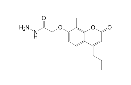 (8-Methyl-4-propyl-2H-1-benzopyran-2-one-7-yloxy)-aceticacid hydrazide
