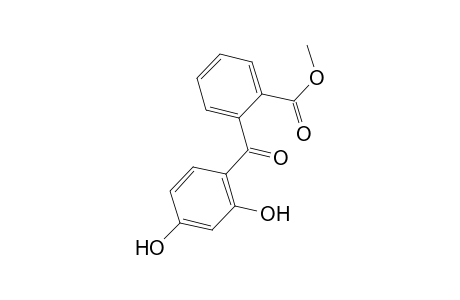 Benzoic acid, .beta.-resorcyloyl-, methyl ester