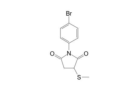 1-(4-Bromophenyl)-3-(methylthio)-2,5-pyrrolidinedione