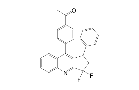 1-(4-(3,3-Difluoro-1-phenyl-2,3-dihydro-1H-cyclopenta[b]quinolin-9-yl)phenyl)ethanone
