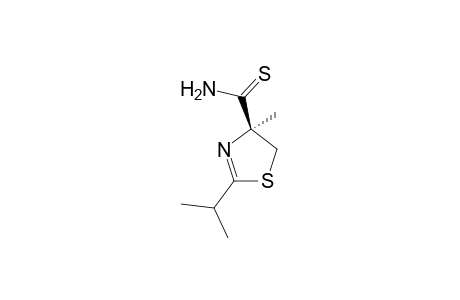 (4R)-2-isopropyl-4-methyl-2-thiazoline-4-carbothioamide